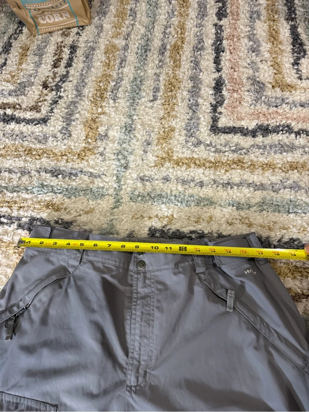 The North Face Hyvent Gray Cargo Ski Snowboard Pants Mens XL 40x33